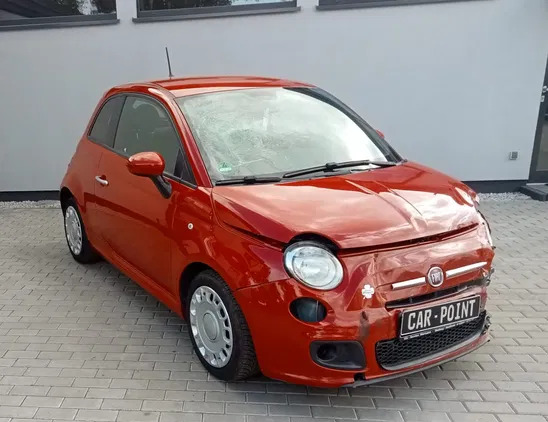 samochody osobowe Fiat 500 cena 11900 przebieg: 158056, rok produkcji 2014 z Września